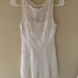 Crotchet midi dress